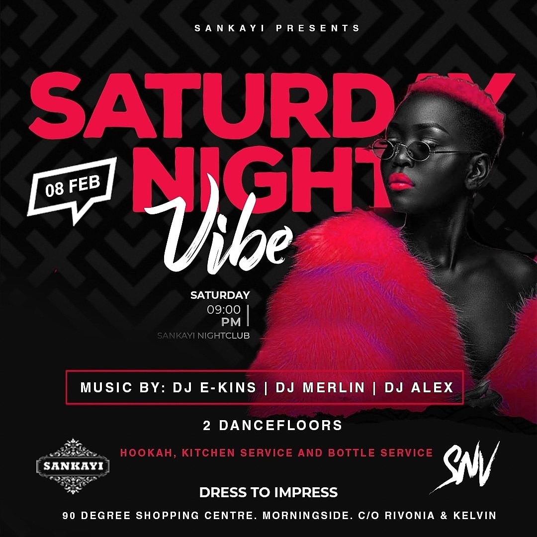 SankayiLounge's tweet photo. It’s Saturday night! Get ready to party all night long at #sankayinightclub! Entrance free for ladies before 11pm. Book now. 🔥🔥🔥 #SaturdayNightVibe. https://t.co/xLutvazllI