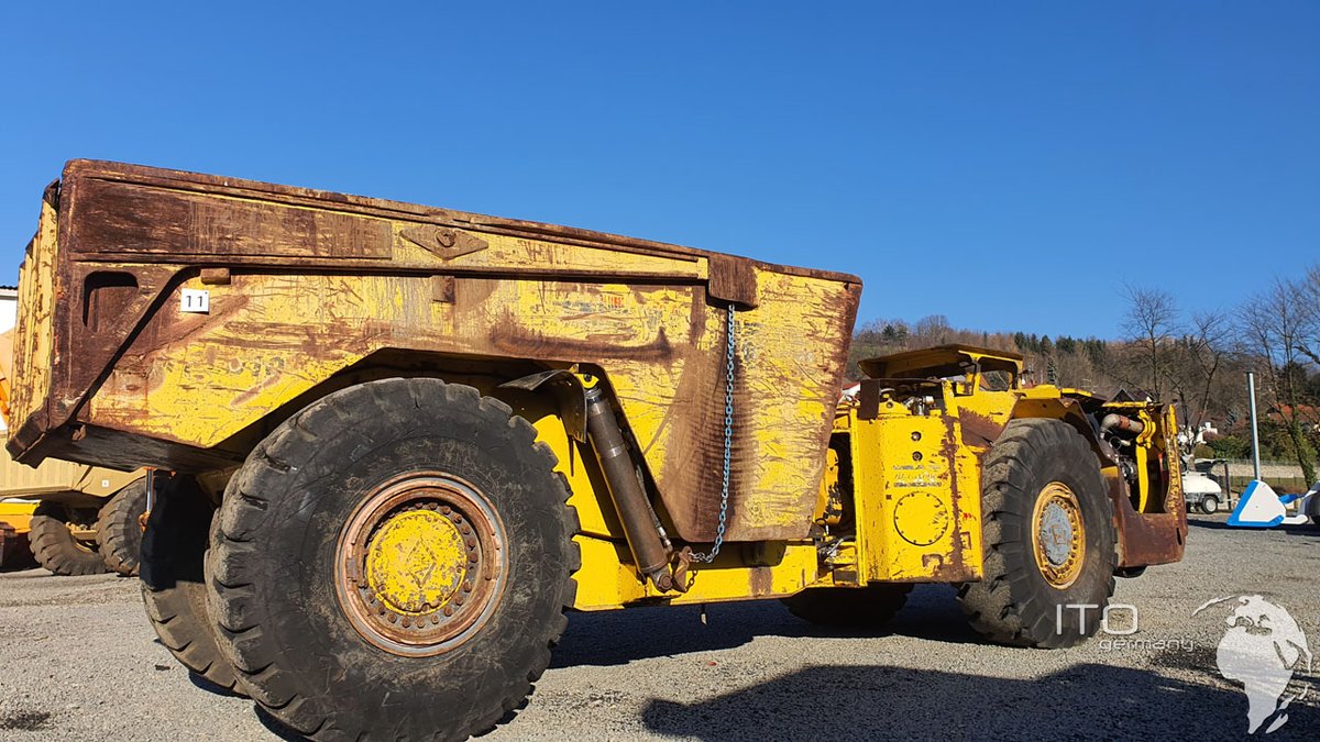 MiningMinera's tweet photo. We offer today #Atlascopco #miningequipment Dumper MT2010 in#yellow ready to work in your #tunnel  https://t.co/qaMNg5miw1 #forsale #mining #mineria #miningserbia #africamining #canadamining #lhd #tamrock https://t.co/UHSCbIOVaM