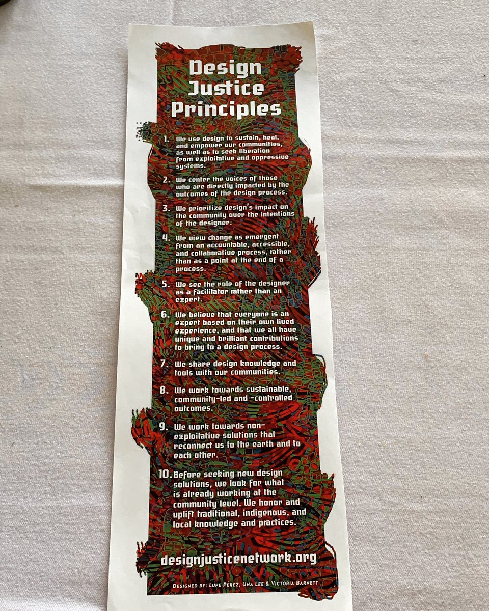 KathyBisbee's tweet image. The Design Justice Network is doing amazing work! Check out &amp;amp; use their framework for #designjusticeprinciples #designjustice #designjusticenetwork @schock #digitalinclusion #communityorganizing #communitymedia @Allied_Media