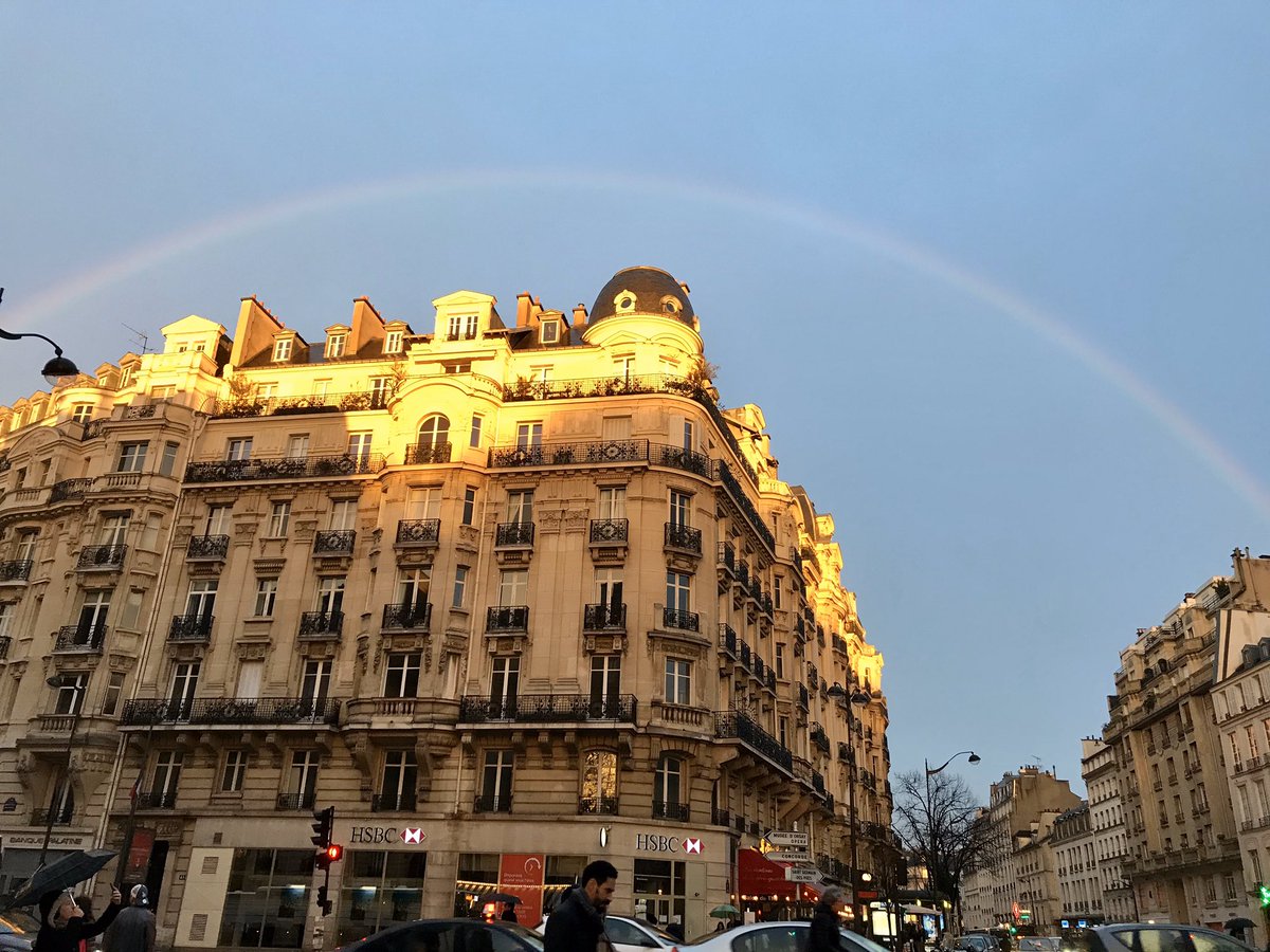#Paris #rainbow