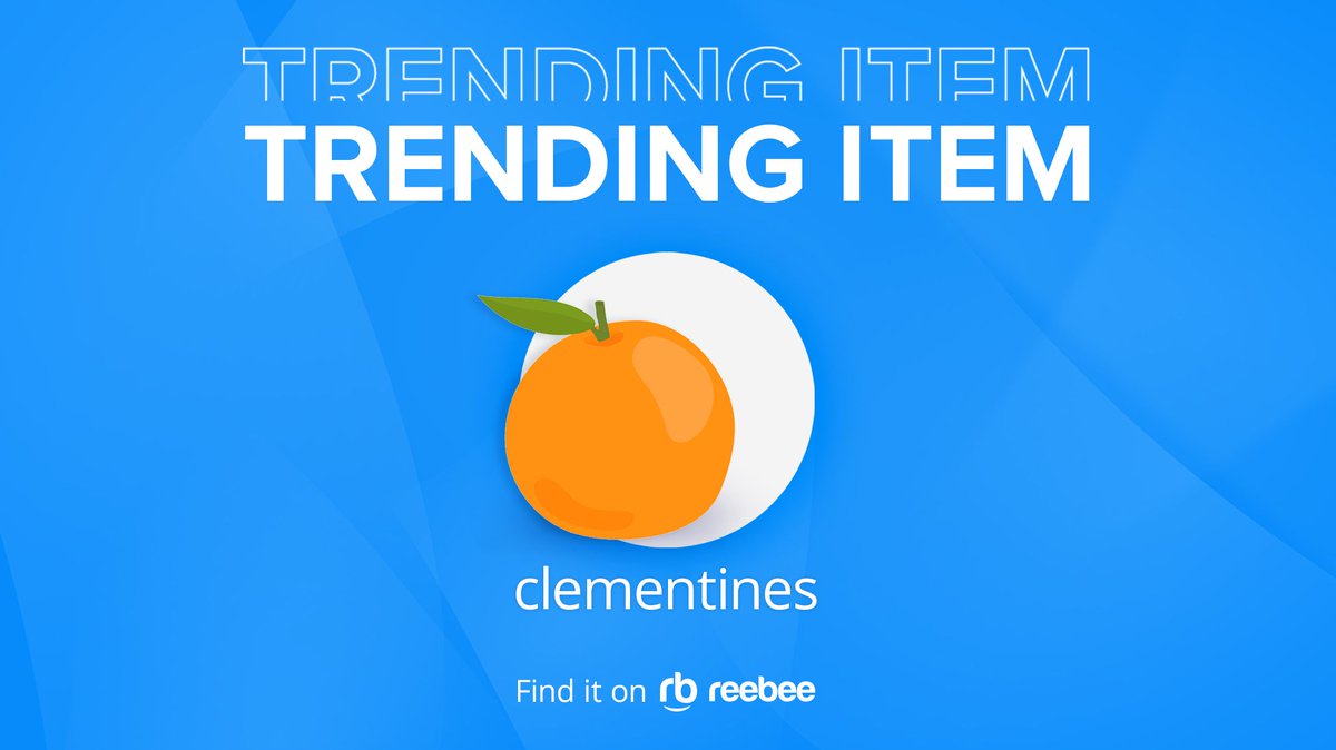 reebeeInc's tweet photo. Clementines are #trending this week! 🍊
Find the lowest offers:  ▶️  https://t.co/wX5pQkFynZ

Les clémentines sont #populaires cette semaine! 🍊
Trouvez les offres avantageuses:  ▶️  https://t.co/wX5pQkFynZ

#trendingitem #Clementines #shopsmarter https://t.co/B2JgMACyrv