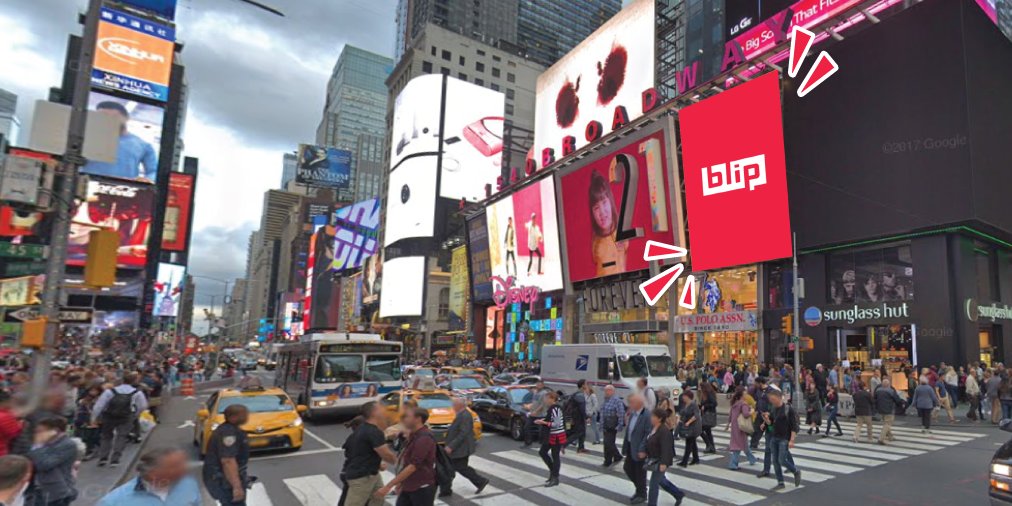 blipbillboards's tweet photo. Times Square advertising has never been this accessible, ever. Your name can be seen by thousands! Start by creating an account today. https://t.co/xH6cFXCDpQ