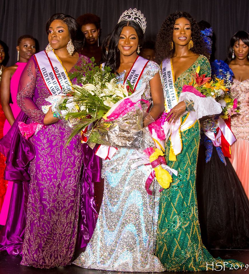 Top 3 Finalists At Miss Africa USA