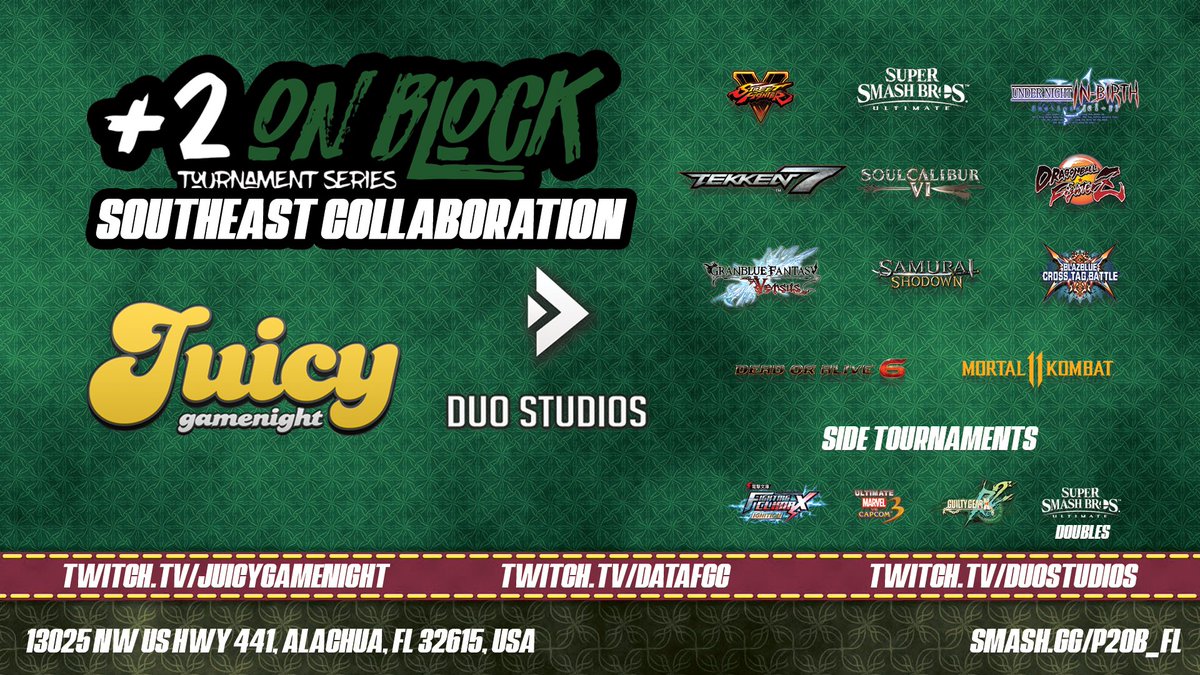 data_fgc's tweet photo. Our first stop will be Florida on March 7th in Alachua, FL, with @JuicyGameNight and @DuoStudiosLLC. Register here, https://t.co/go0PRdVQTb .

Other local TOs, DM if you want to talk/participate!

More info at https://t.co/zXzGDePWGQ. #P2OB https://t.co/74r3tcU0lX