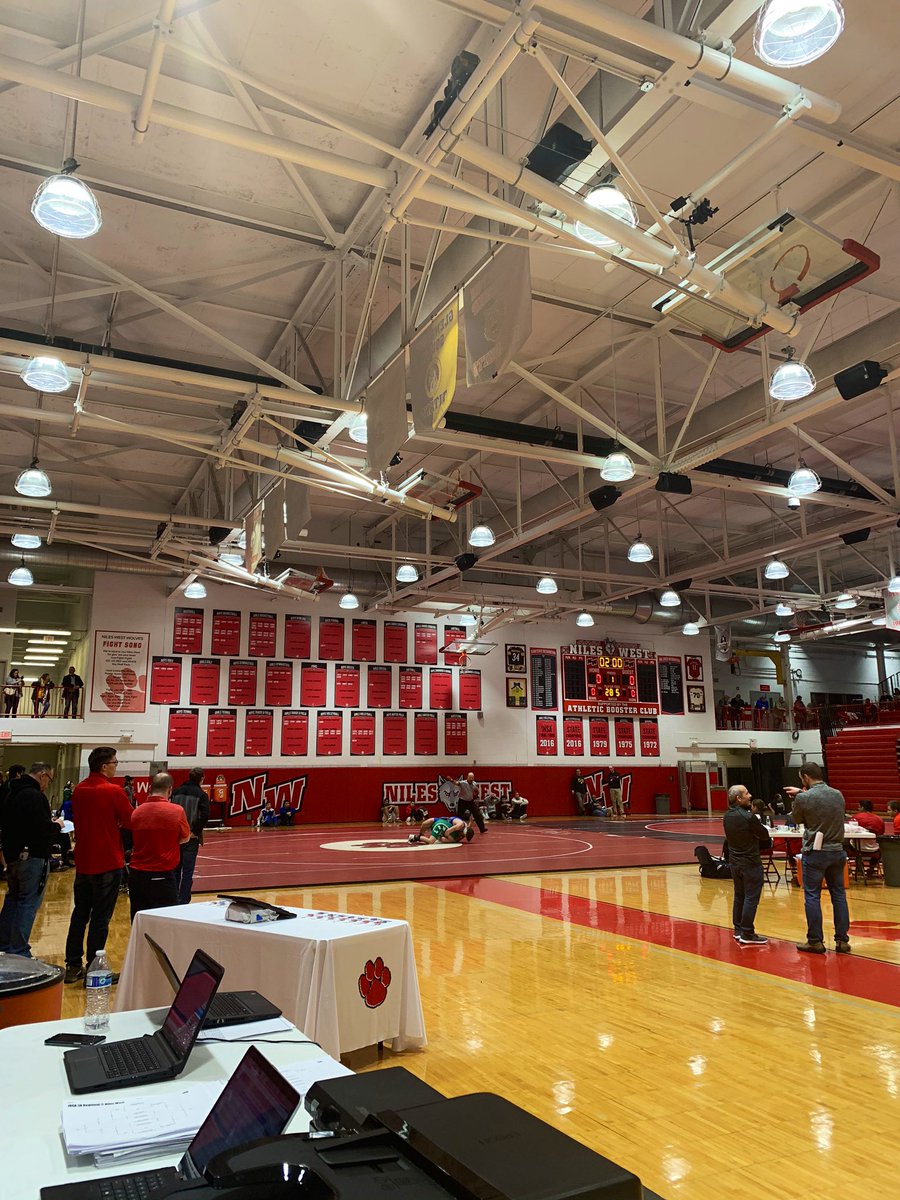 Wrestling Regionals! 🤼 Go Wolves! 🐺 <a href="/NWWolveswrestle/">Niles West Wrestling</a>
