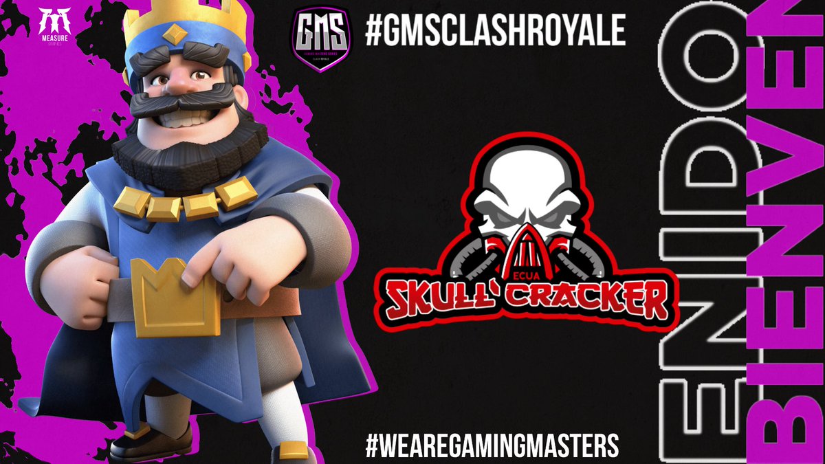 📢 ¡PRESENTACIÓN!

Directamente desde tierras ecuatorianas 🇪🇨 llegan las calaveras a intentar coronarse campeón 👑 

¡Bienvenidos @SkullCrackerCR !

#WeAreGamingMasters 🎮