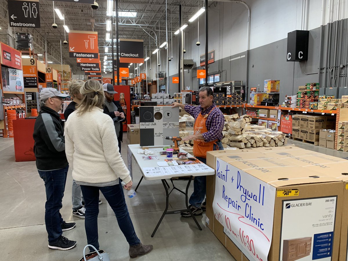 Gary giving a great Paint and drywall repair clinic