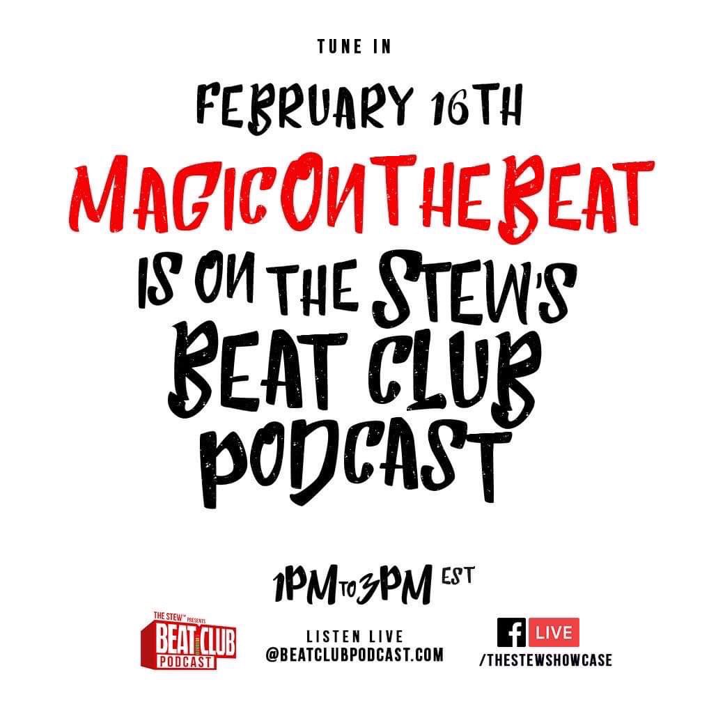 MagicOnTheBeat's tweet image. Thank you for giving me the first interview of 2020 @beatclubpodcast #INTENTIONS #MagicVision