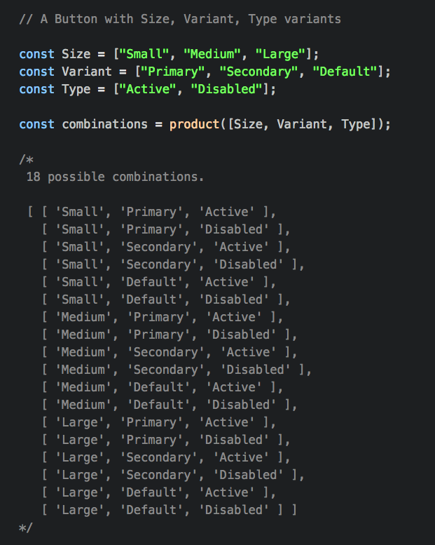 When someone says "let's just add this one small option! It should only take 5 minutes right?"

The more variants we add, the more complex our code gets, the more possible states a function or a UI component can have. We tend to underestimate complexity.

codesandbox.io/s/ui-complexit…