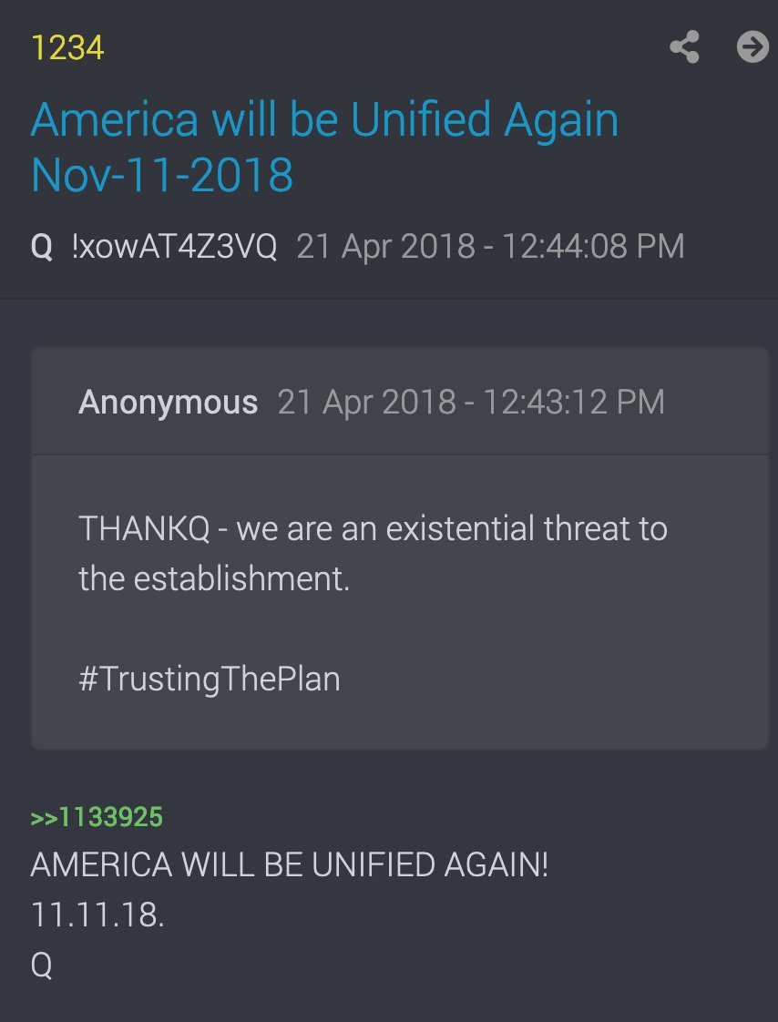 7. 11.11.18 - It's both a date, and an IP address belonging to the Department of Defense Network Information Center.