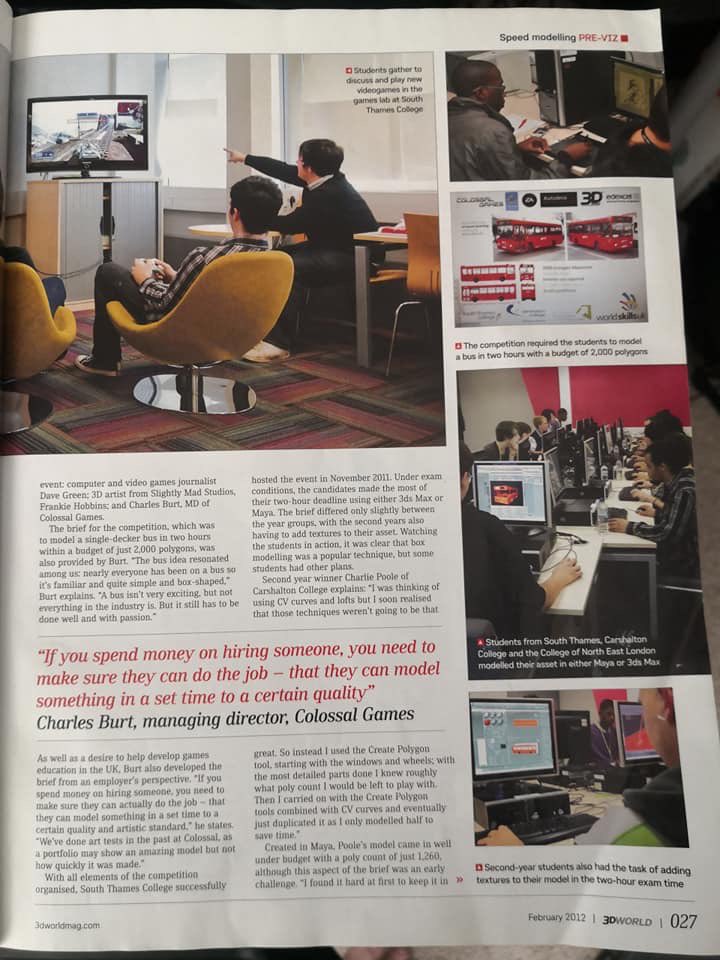 Arcademic's tweet photo. A timely memory post from a former student. Where #3DGA @worldskillsuk began @3DWorldMag https://t.co/lZYhSHPoza
