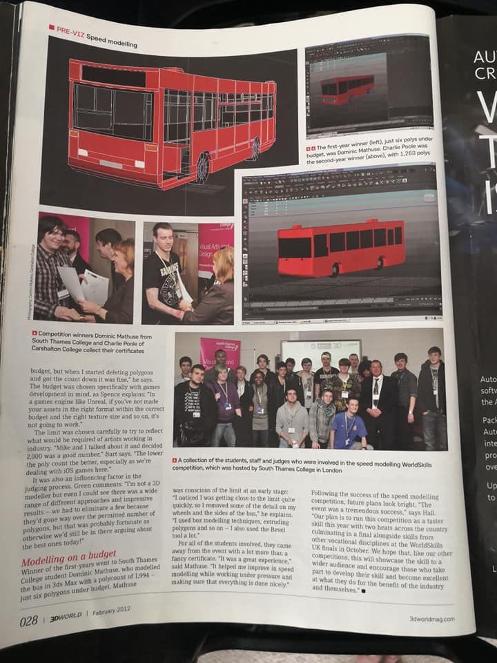 Arcademic's tweet photo. A timely memory post from a former student. Where #3DGA @worldskillsuk began @3DWorldMag https://t.co/lZYhSHPoza