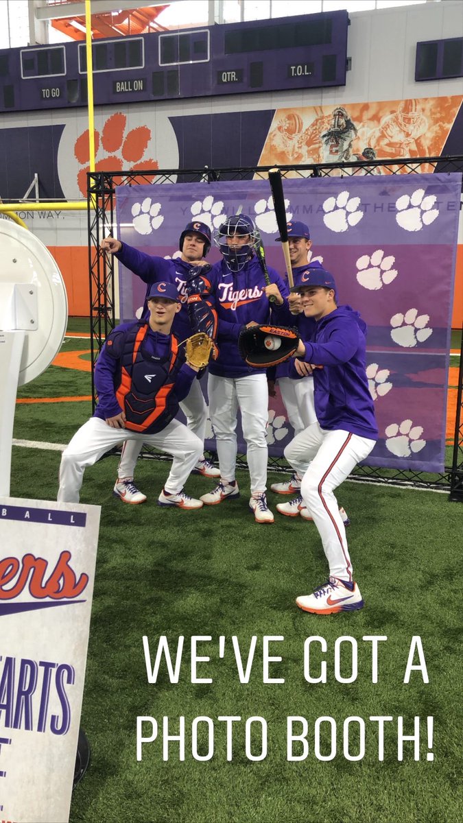 ClemsonBaseball's tweet photo. Plenty of festivities! #FanDay2020 https://t.co/nxYjekHtue