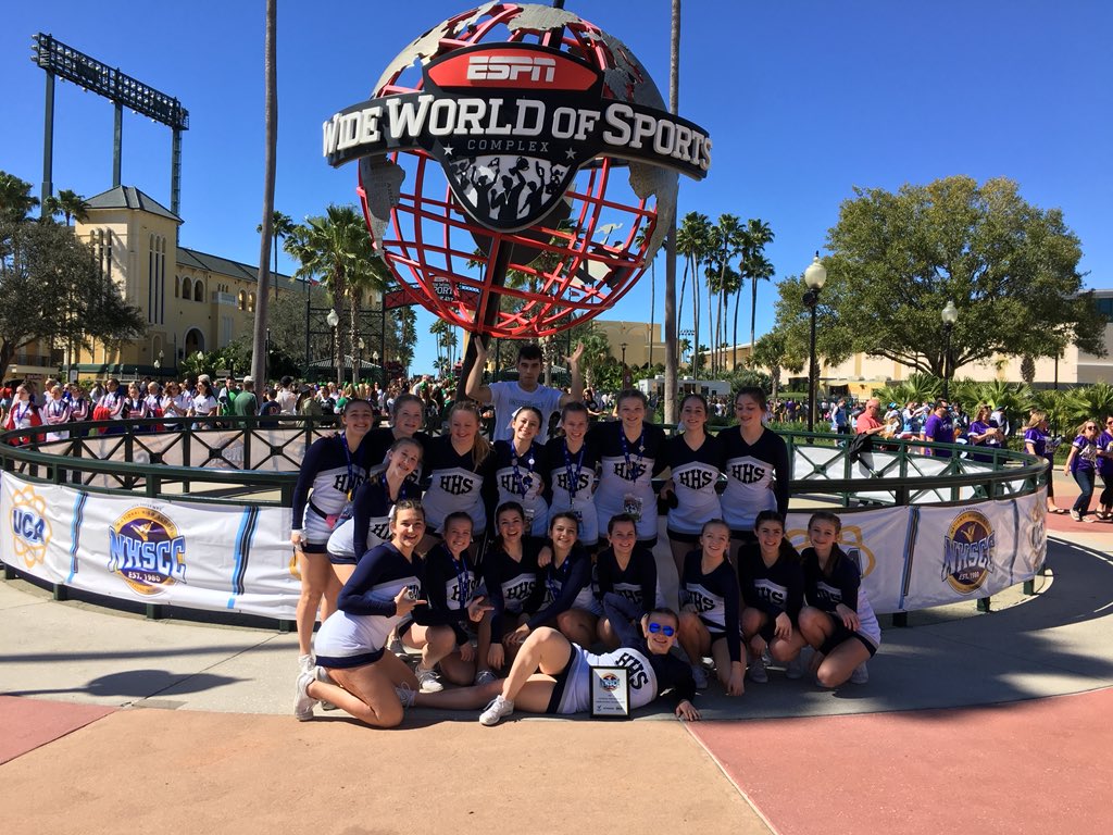 CheerCoach_HHS's tweet photo. With all these amazing teams, we did not qualify.  We had a blast and did Hudson proud!  #RaiderPride https://t.co/SRiFEgGsXs