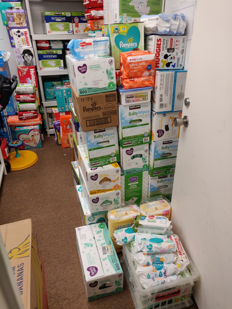 LiveJesusPVI's tweet photo. Panthers for Life collected over 200 items for a local PRC in Falls Church.  Pro-Lifers continue to care about babies after they're born! #LiveJesus #lifeisgood https://t.co/1Yh5GZfeOC