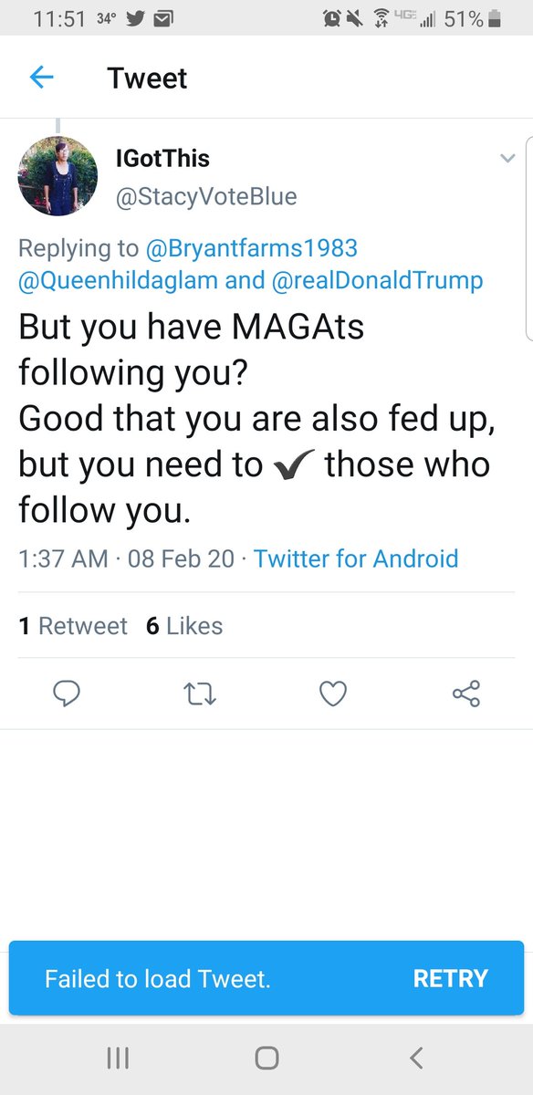 Bryantfarms1983's tweet photo. This woman made this comment on my post but then blocked me before I could even respond. What's the point of doing that? And to her point I have friends that range from hard core #Republicans to hard core #democrats. I love them all no matter their beliefs. #makeamericanice https://t.co/6GJM3WyEn1
