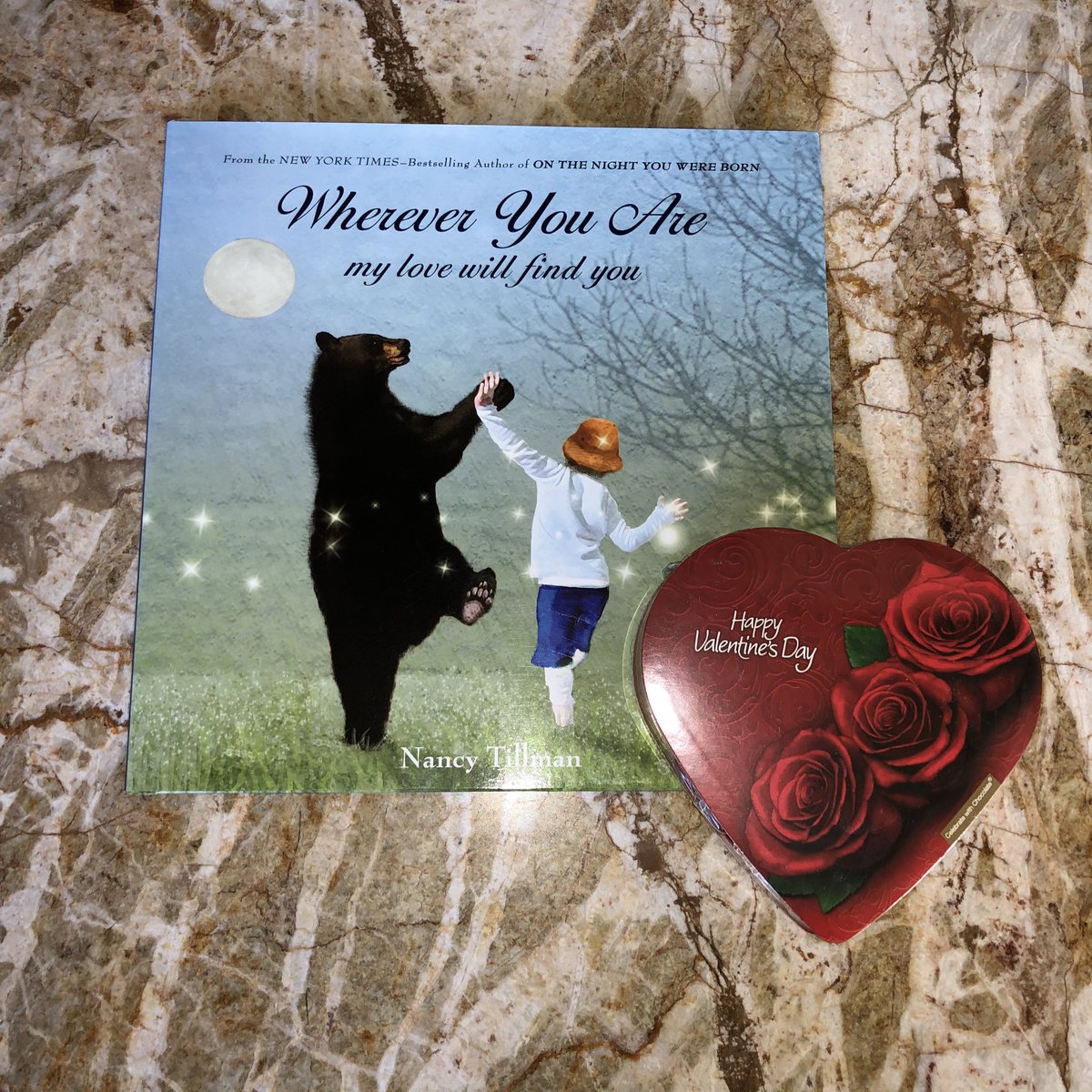 Tell someone how much you love them this Valentines Day. nancytillman.com/books/wherever/