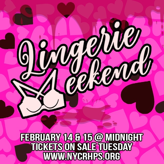 Our first theme night of 2020 is coming up. Come watch us run around in our unmentionables! 🙊 #RockyHorror