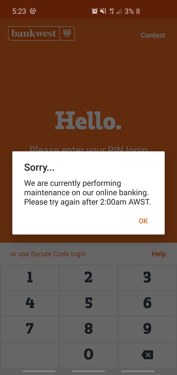 ben_d_turner's tweet photo. @Bankwest brah, I've waited till 5:24 in Sydney to send a mate money - you're making me look bad https://t.co/yodgVa2Gkw