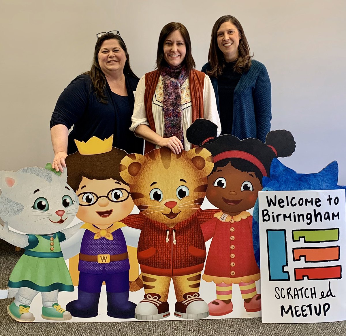 aprilpc's tweet photo. So many ideas and resources were shared today. Love creating with everyone using @ScratchJr which was new to all of us! Thanks @aptvEducation for hosting! #ScratchEdMeetupBham #ScratchEdMeetup https://t.co/LtEmqShQlU