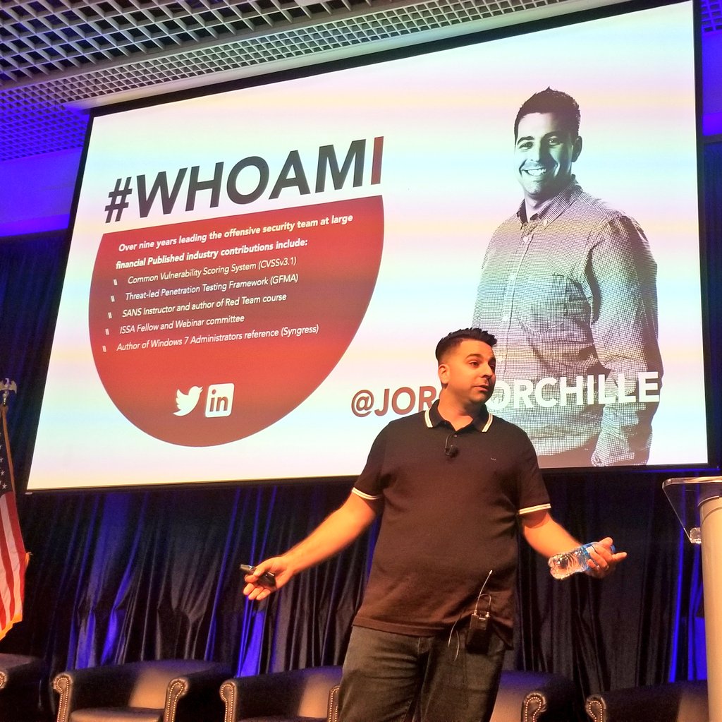 SFISSA's tweet photo. #SFISSA #Legend &amp; Former #President, @ISSAINTL #Fellow, @SANSInstitute #Instructor, #Author, #Hacker &amp; #PurpleTeam'r, @JorgeOrchilles!

Afternoon #Keynote @ @Secure_Miami #SecureMiami #SecureMiami2020 

@FIU @FIUGrahamCenter @DigitalEraGroup https://t.co/25MqcXlVmK