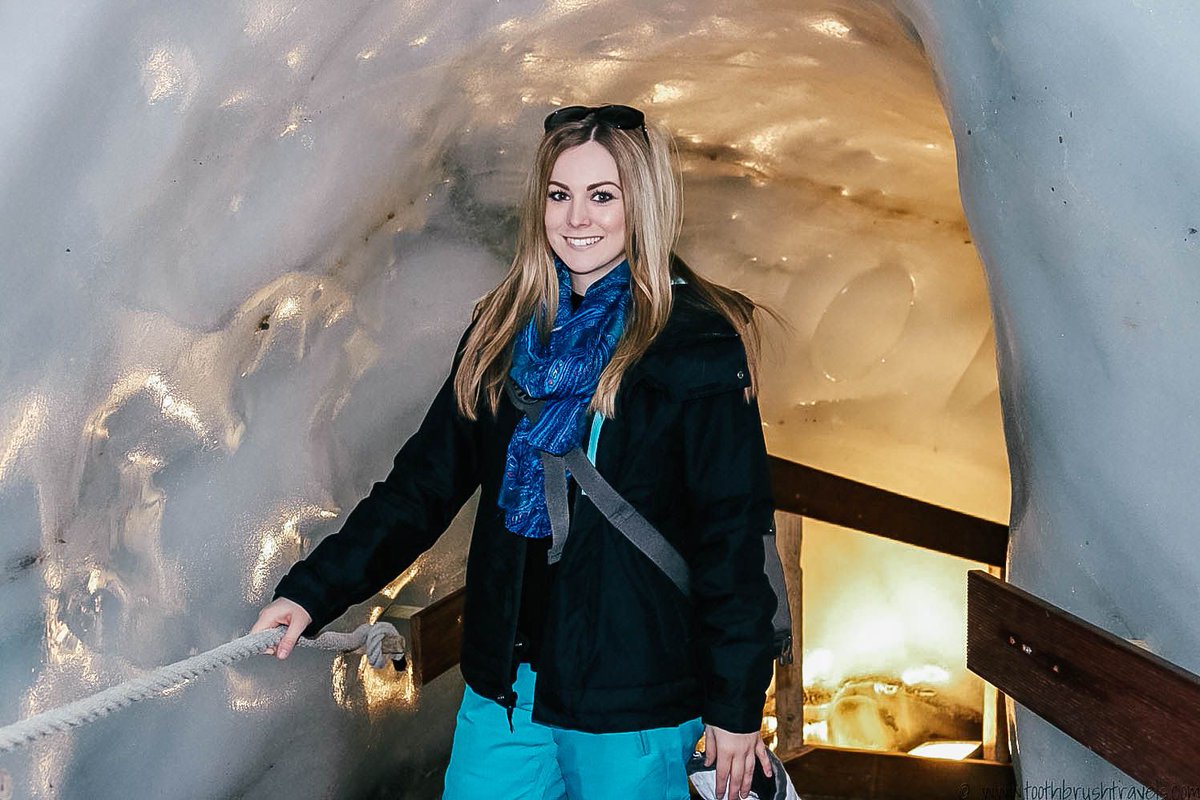 [Updated Post] On a ski-trip it's not often you take the day to hang up the skis and explore on foot. But if you hop on the gondola at Belle Plagne and ride straight to the top, you'll find Bellecôte Glacier Ice Cave. A place perfect for doing just that! toothbrushtravels.com/bellecote-glac…