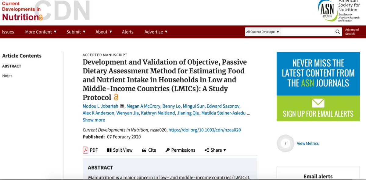Towards improving the availability of #dietary data in low and middle income countries.👇👇👇