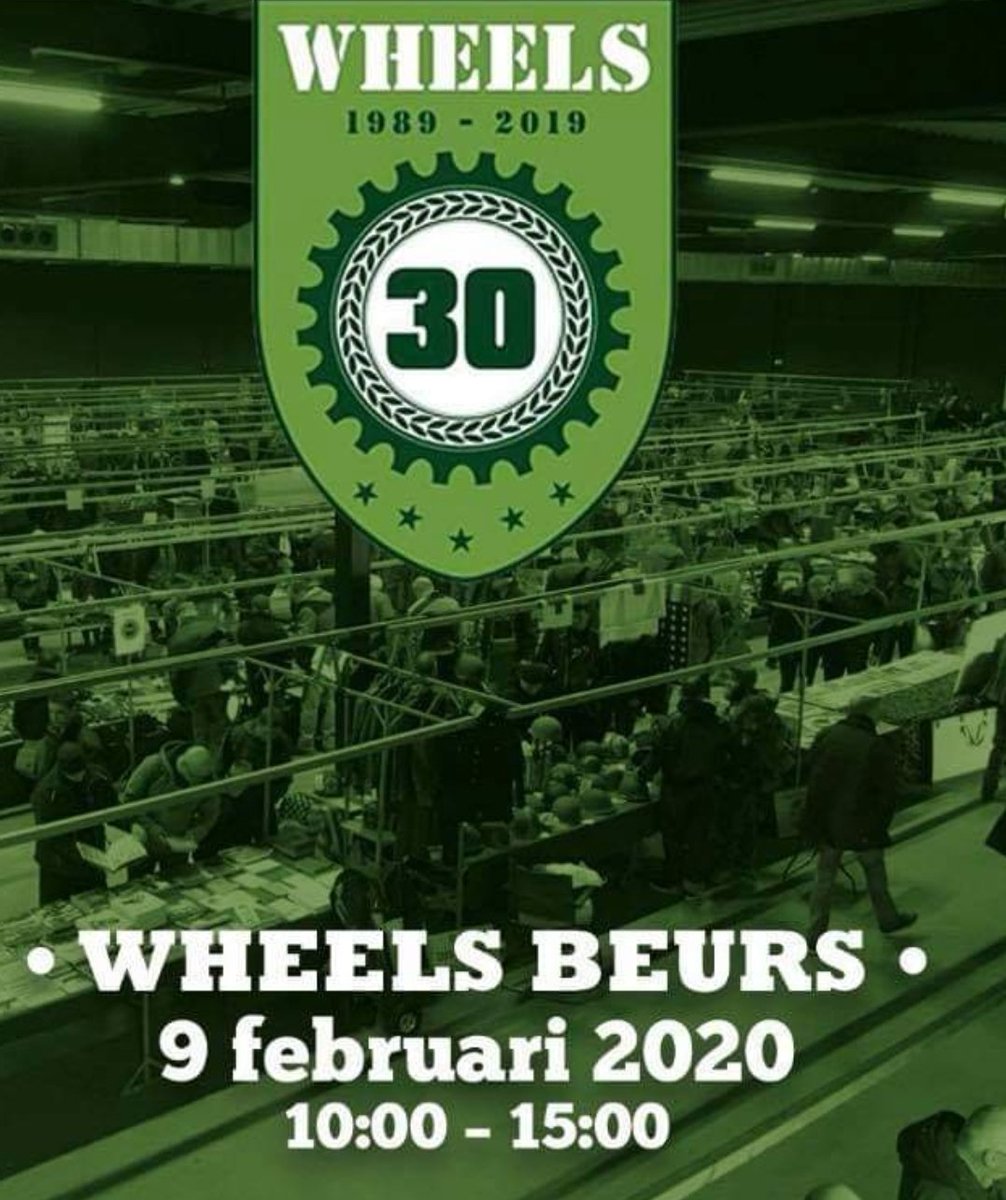 Best_bijzonder's tweet photo. Wheels ruilbeurs elk jaar weer 
met heel veel kramen op Aquabest in t Eventcentre.

Onderdelen van historische voertuigen ** boeken, documentatie &amp; kleding ** militaria

Toegang tot de Wheels Ruilbeurs € 1,- p.p.
Parkeren € 4,- per voertuig https://t.co/KXeL2cXQg2