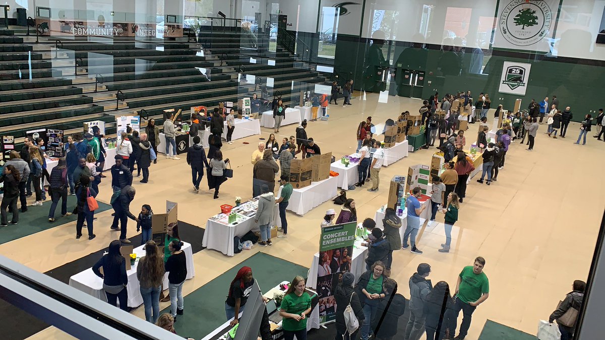 MustangCDI's tweet photo. Spent the day so far welcoming potential and new members of the Mustang class of 2024 @StevensonU! Check out the Student Activities fair for a glimpse at only a portion of our clubs and orgs. #SUisHome https://t.co/J03k38IP17