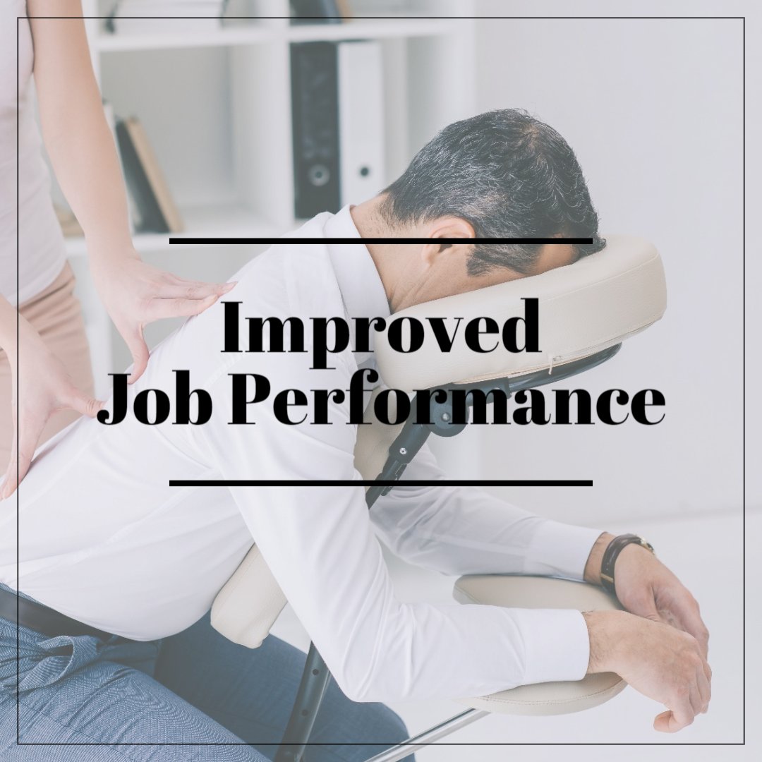 University of Miami found that after 15 minutes in a massage chair, adults performed more quickly &amp;accurately in mathematical testing, while groups without massage showed no improvements. This helps show how massage can enhance employees’ mental capacity &amp; grow their skills.