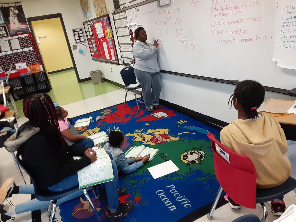 vmajdoub's tweet photo. This morning’s wintry mix didn’t stop our students from attending Saturday School 🥶 ❄️☔️. We are ALWAYS striving towards excellence. @NewCollegePk_ES https://t.co/DUegeYTC1A