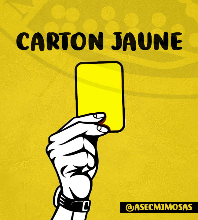 ASECMimosas's tweet photo. 45+1' Carton jaune pour N'Goran Adiran (ASEC)
#ASMBFC https://t.co/IazhJHGdvo