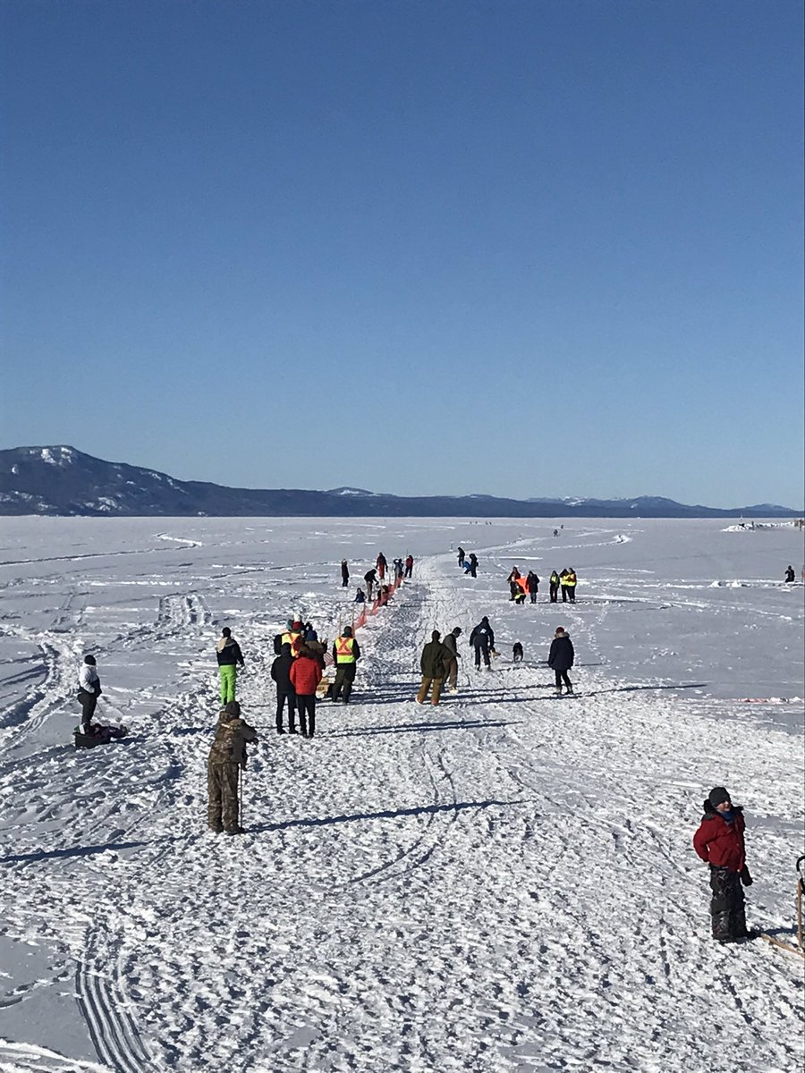 ChristineYH's tweet photo. Checking out SKIJOR at Fort St. James. Skiing with 1-2 dogs pulling. A 4-mile race. What a gorgeous day!!! https://t.co/HHfNO0hexw
