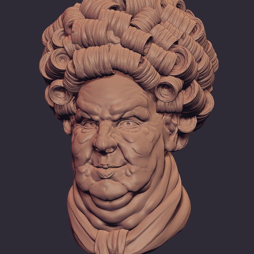 adamlaurie's tweet photo. I liked the sculpt phase of this one #5 https://t.co/Oem7kES8i4