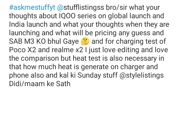 nandhaVishvaraj's tweet image. #askmestuffyt #sundaystuff @stufflistings @StyleListings @techo_aj @JaatListings