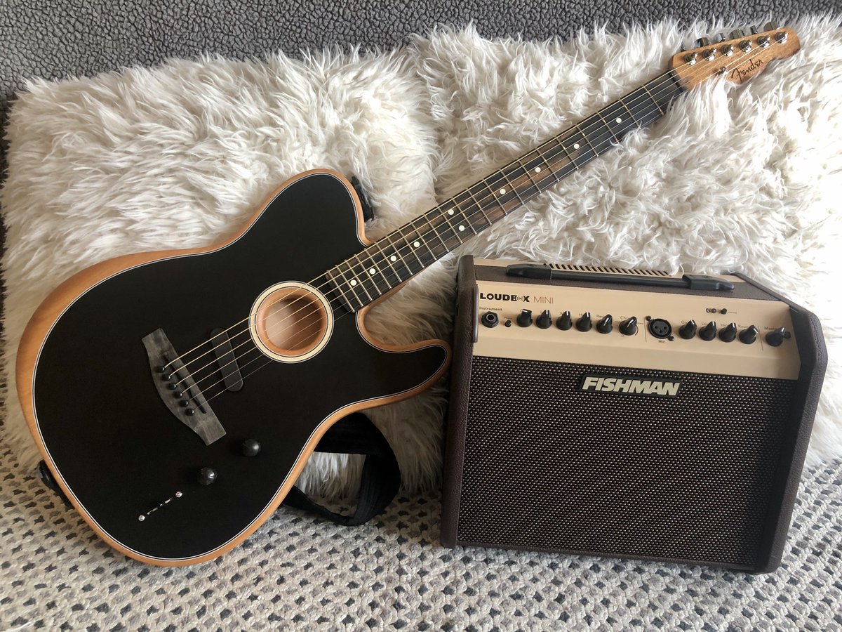 afan66's tweet photo. My first time ordering from @Sweetwater and they set the bar high for customer service in ANY industry. Thanks for the great experience guys. I’ll be back. #AboveAndBeyond #NewGearDay #Fender #Acoustasonic #Fishman #firstelectric https://t.co/wKc3mTsMDA