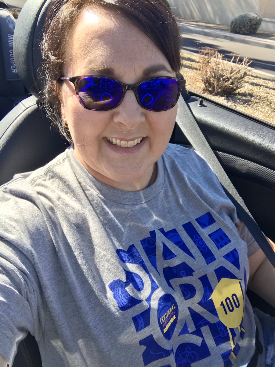 BrigetteDP's tweet photo. Gilbert Sister Cities Ambassador Mackenzie Goldman had this idea, we painted 100 rocks, she will hide them around Gilbert! If you return the rock(s) to HD South you will get a prize. The rocks will be used in a mosaic/rock garden at HD South! 💜 #GilbertAZTurns100  #GilbertAZ2020 https://t.co/0NMjsXwv8W