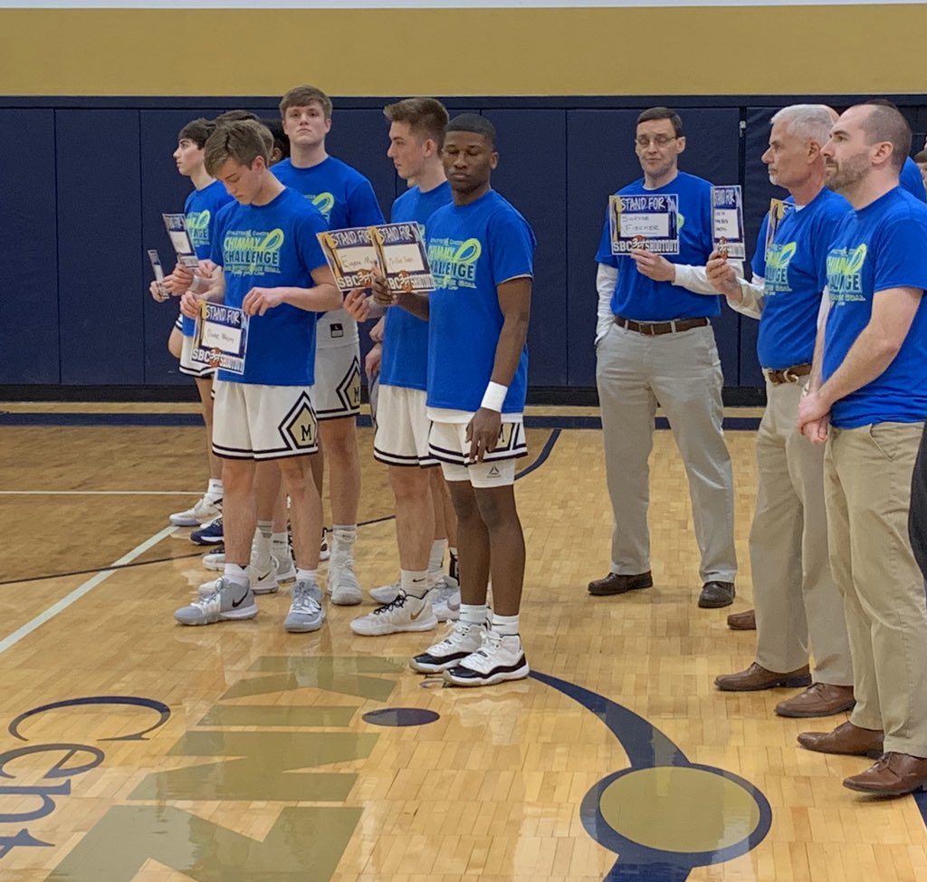 CFraylick's tweet photo. SMCC Vs. St. Paul: Every made 3 point shot raises $20 for Pediatric Cancer #Chimmystrong https://t.co/BNpYqLZybd