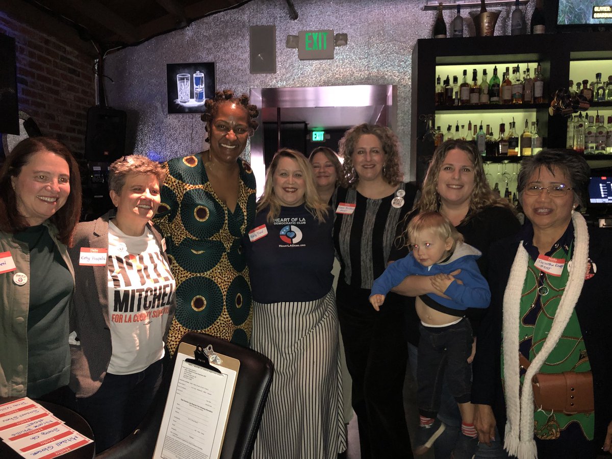 HeartLADems's tweet photo. A great turnout today supporting the fantastic @HollyJMitchell for Supervisor! A big HLA crew in the house &amp; thx to our individual &amp; club co-hosts, incl. @StonewallDemsLA @MiracleMileDems @WestsideYD 

You can still donate here: https://t.co/AyiTV9TJVs

 #GoHollyGo #MarchMatters https://t.co/dy3CIPIftS