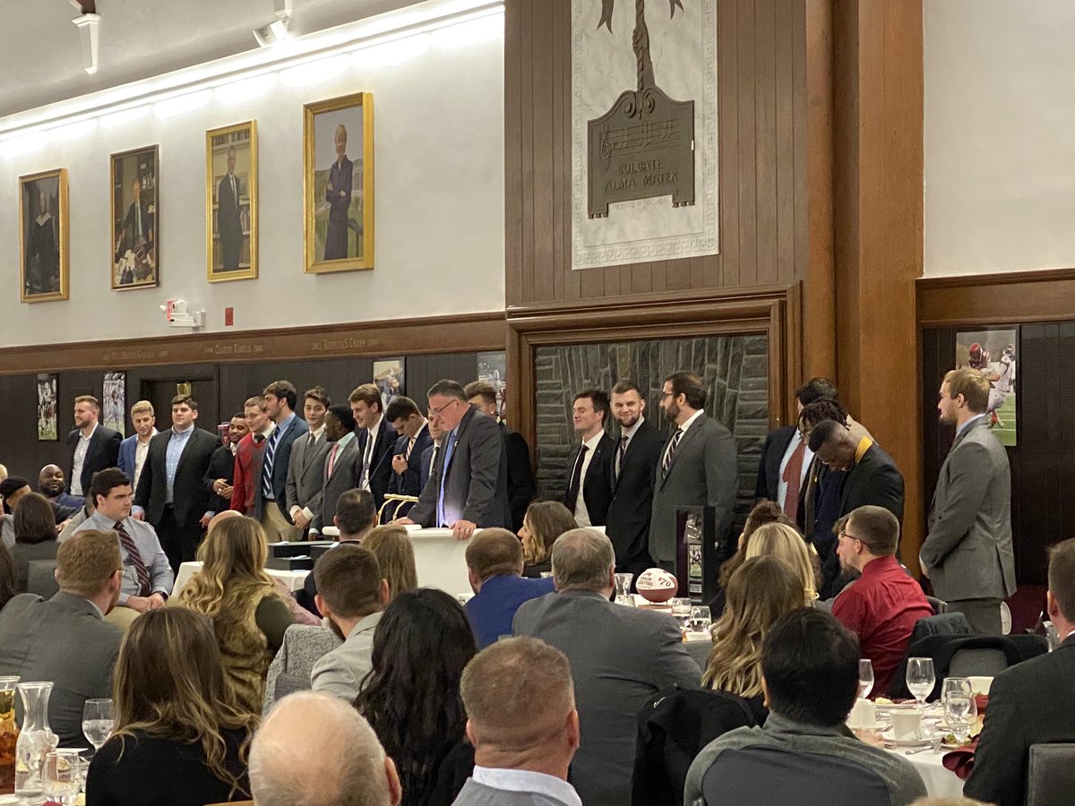 Thank you @colgatefb seniors for all that you’ve done for our program, department and university #SpecialGroup @colgateuniversity @ColgateAthletic