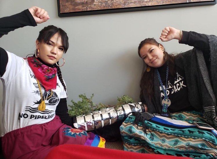 salishdropout's tweet photo. Indigenous Youth for Wet’suwet’en are on their 50th hour of occupation of B.C. Parliament and the 100th hour of occupation of Minister of Northern Affairs office in Winnipeg, Manitoba. We call on Canada to end the terror on Wet’suwet’en lands. https://t.co/VgFaK4MQ12