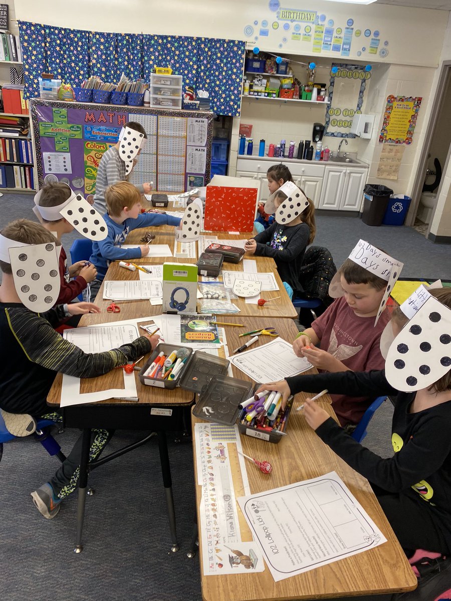 NS_Grade2's tweet photo. Celebrating the 102nd day of school#102dalmations https://t.co/5m7xNNZbAh