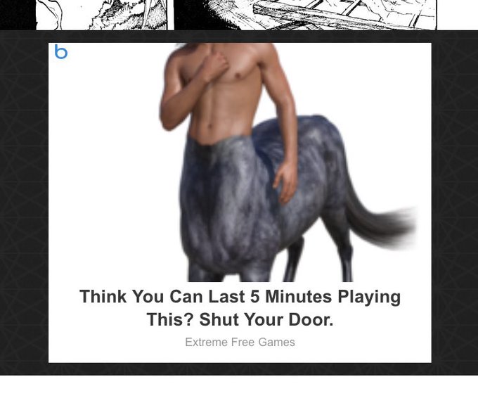 What does it mean that the spam sites started showing me this instead of tits 