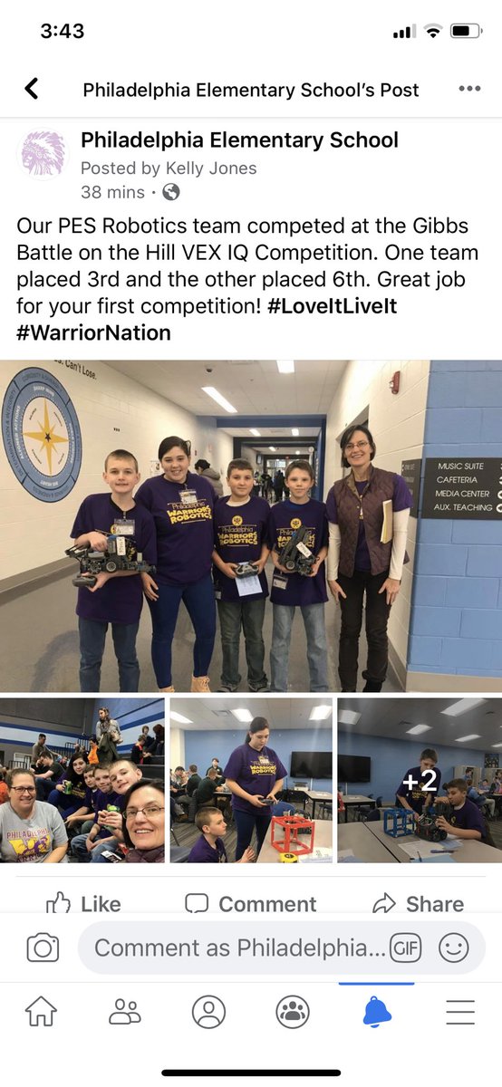PhillyWarriors's tweet image. Great first outing for our #WarriorRobotics 🎮⚙️ teams in today’s competition ‼️ 💜💛
@bethrsandidge @JendabombATC  @JenMaloneTN @loudoncountysch 
facebook.com/29037498777107…