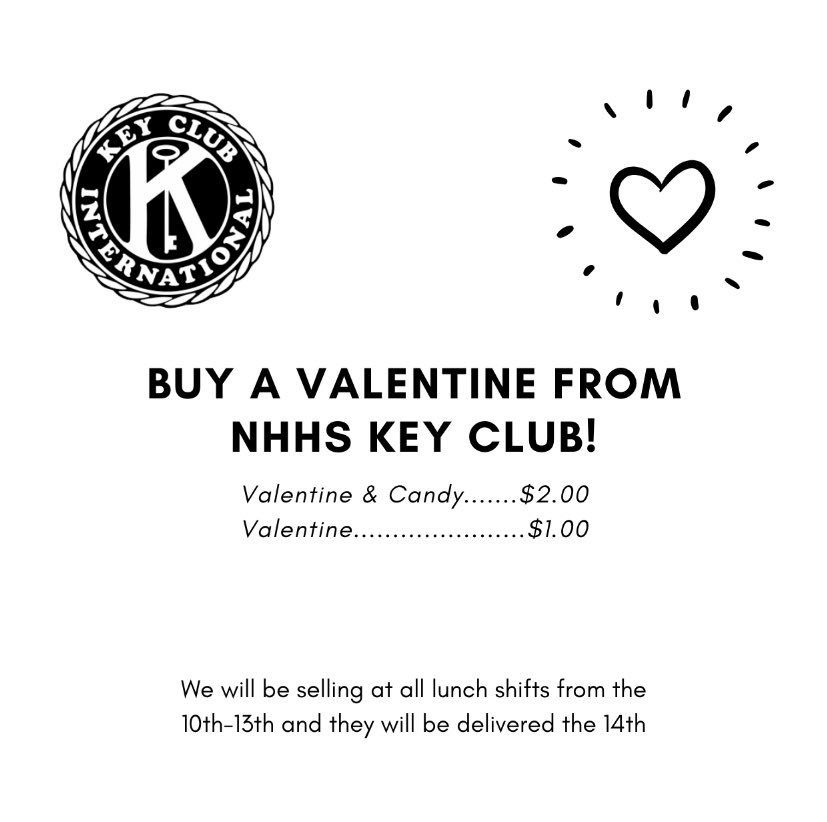 keyclub_nhhs's tweet photo. Hey North High! Do you need a gift this Valentines? We have you covered! We’re selling Valentines 10th-13th at all lunch shifts!
#keyclub #hubpride #valetinesday #valentine #valentines #kfamily #welovekeyclub #keyclubinternational #community #hagerstown #hagerstownmd https://t.co/IGwR93zkEK