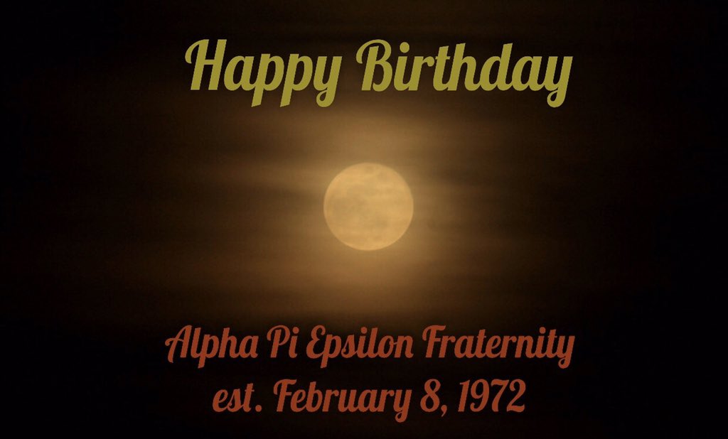 AlphaPiEpsilon1's tweet photo. Happy 48th birthday to the Best Damn Frat Around! βππ©π€ππβοΈπ¦π€ππ #AlphaPiEpsilon #ΞΞ Ξ #maroonmen #goldmen #goape https://t.co/B16oDCYBlL