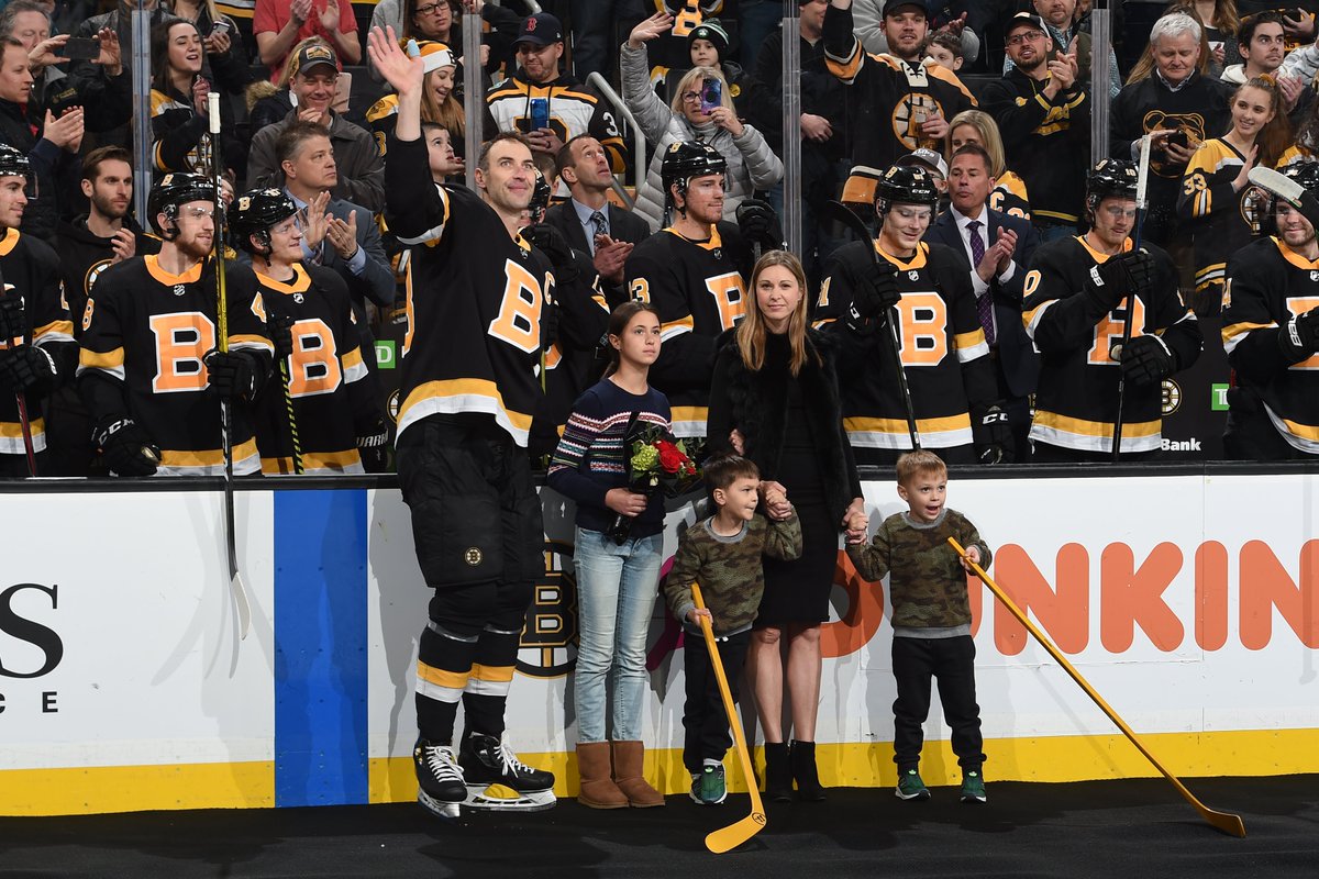 NHLBruins's tweet photo. 1,500 games on the blue line.

1,000 games as our captain.

Congrats, Zee, on what continues to be an amazing career.

#NHLBruins https://t.co/BU4BnVnorj