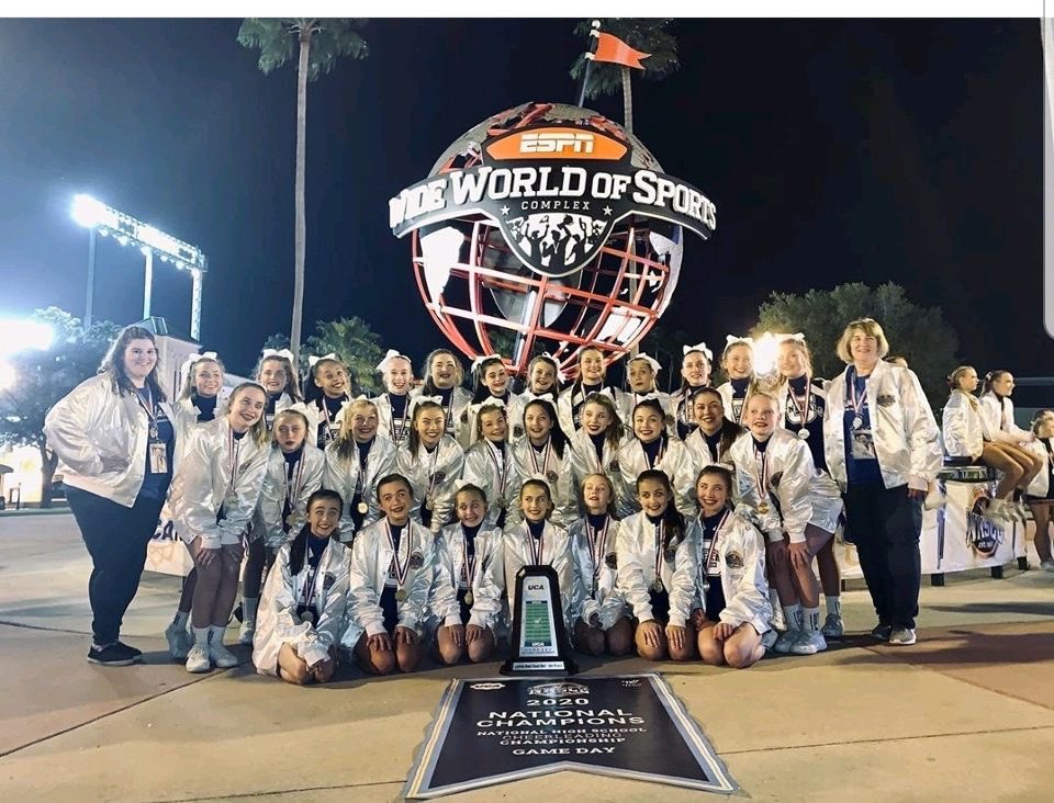 wcsGMS's tweet photo. Congratulations to GMS Game Day Cheer Squad on the National Title! Way to go girls and Coaches! https://t.co/59DLY1rJ8i