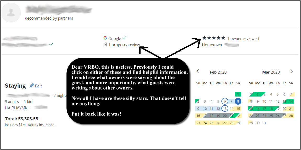 SkiSilverthorne's tweet photo. Dear VRBO, stop hiding reviews.
#vrbo #homeaway #verbo #stophidingreviews https://t.co/9ieGadjSXu