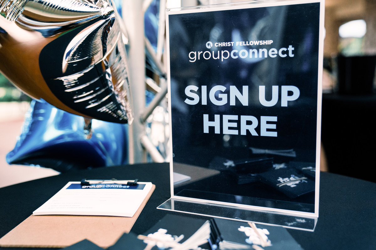 CFMiami's tweet photo. We encourage you to join a small group. Engaging in fellowship with other believers in a biblical community is one of the many ways we can deepen our relationships with God.
Stop by the #GroupConnect booth this weekend to get connected. https://t.co/K3MceAkovC https://t.co/n6vDHJGC6B